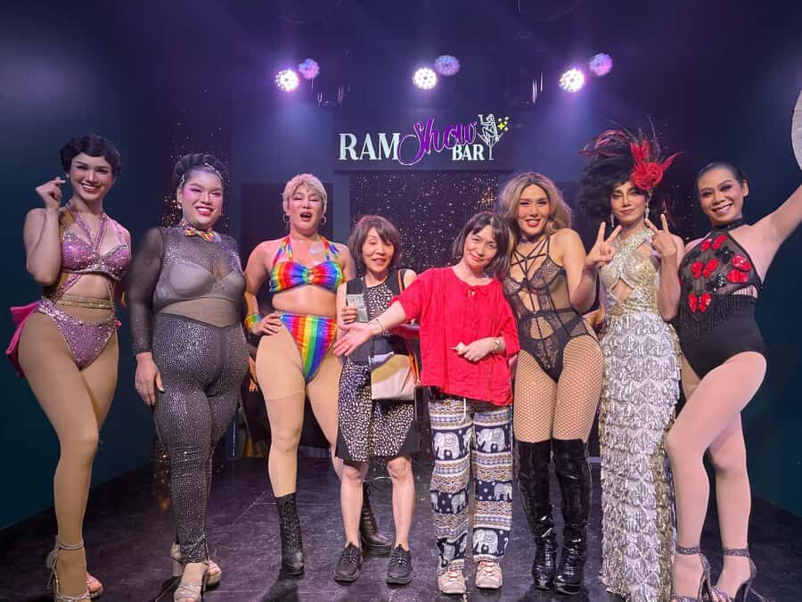 Chiang Mai: Ladyboy Cabaret  Stories, Dinner and Sparkle - The Classic Red Songthaew Ride  