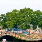 Colorful Rainbow Slide Experience - Evening Entertainment and Atmosphere