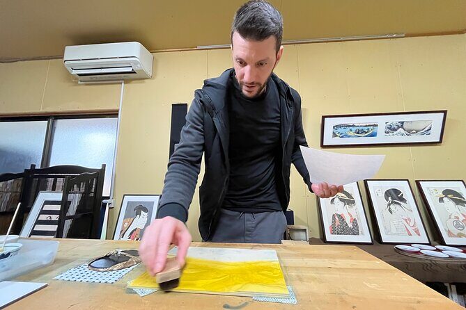 Create Your Own Ukiyo-e: Edo Woodblock Printing Workshop in Tokyo - Transforming Your Print into a Fan