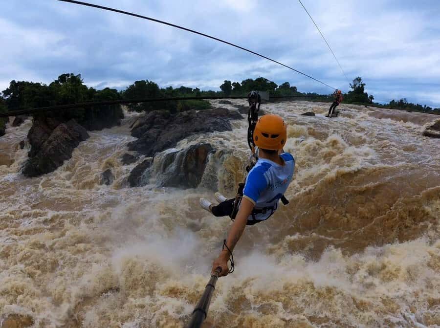Cycling tour Don Det+Don Khone with Zipline at Lipphi Falls - A Closer Look at the Tour Experience