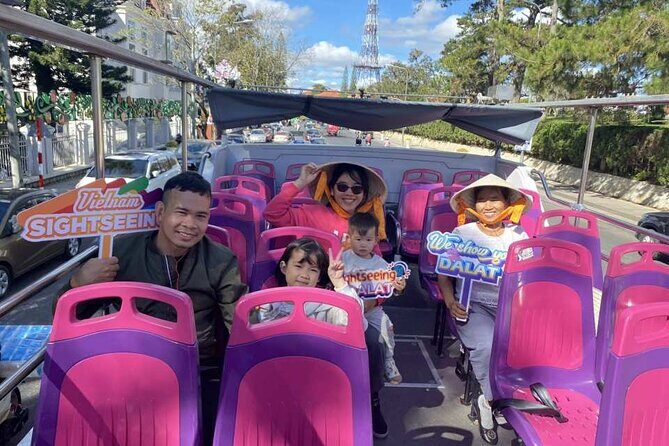 Da Lat Sightseeing Double -Decker Bus Tour | Vietnam - Discovering Da Lat with the Double-Decker Bus