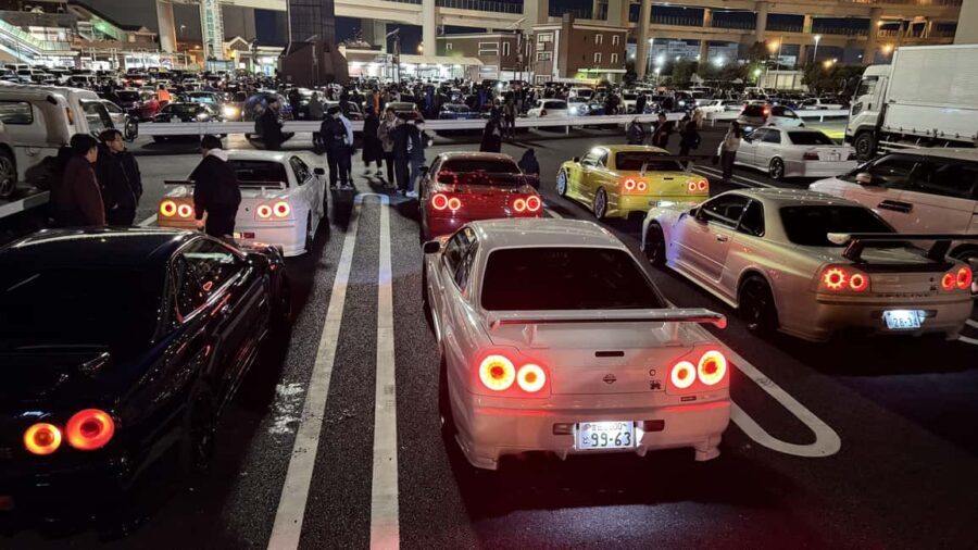 Daikoku & Tokyo Private JDM Tour by Tuned R34 , R35 GT-R - Visiting Autobacs Shinonome: The Car Lover’s Paradise
