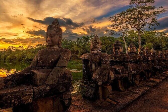 Day trip Phnom Penh to Siem Reap & Return back - First Stop: Angkor Wat