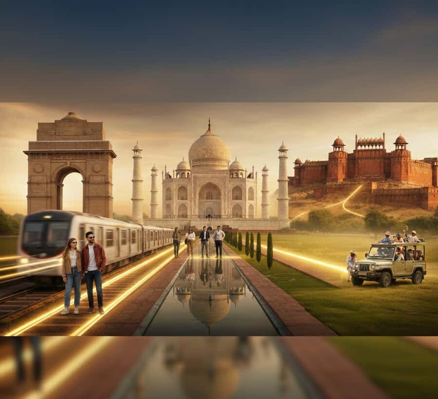 Delhi: 2 Nights 3 Days Golden Triangle Tour With Taj Mahal - Transportation and Logistics