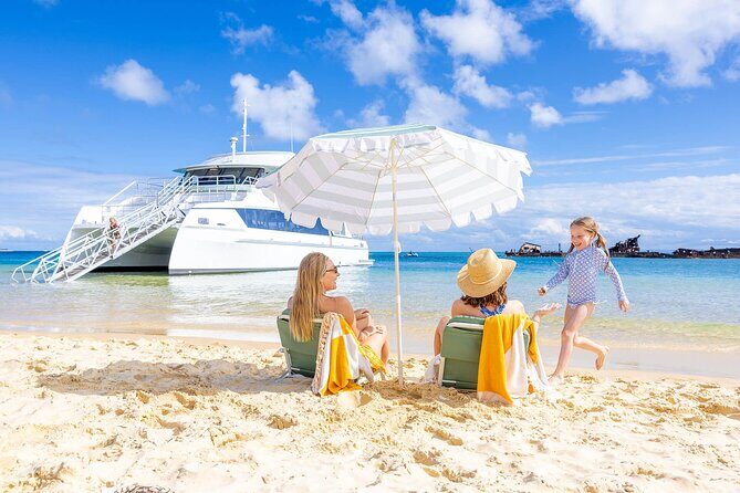 Dolphin & Tangalooma Wrecks Snorkel Cruise & Lunch - Brisbane - The Relaxing Beach and Lunch Break