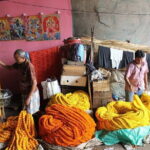 Flower Market Colors and Ganges Ghat Experience - The Sacred Ghats of the Hooghly River