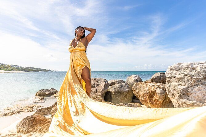 Flying Dress Photoshoot Turks and Caicos - What the Photoshoot Includes: Dress, Props, and More