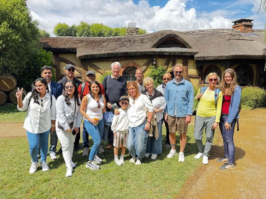 From Auckland: Hobbiton Movie Set Small Group Tour - Transportation & Group Size