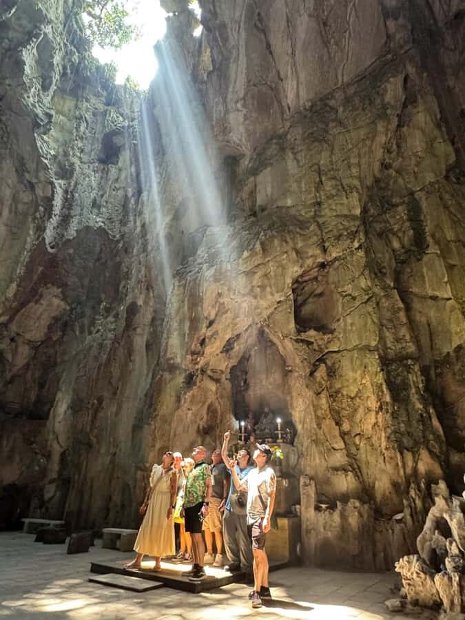 From Da Nang/Hoi An: Marble Mountains & Lady Buddha Tour - The Mystical Am Phu Cave