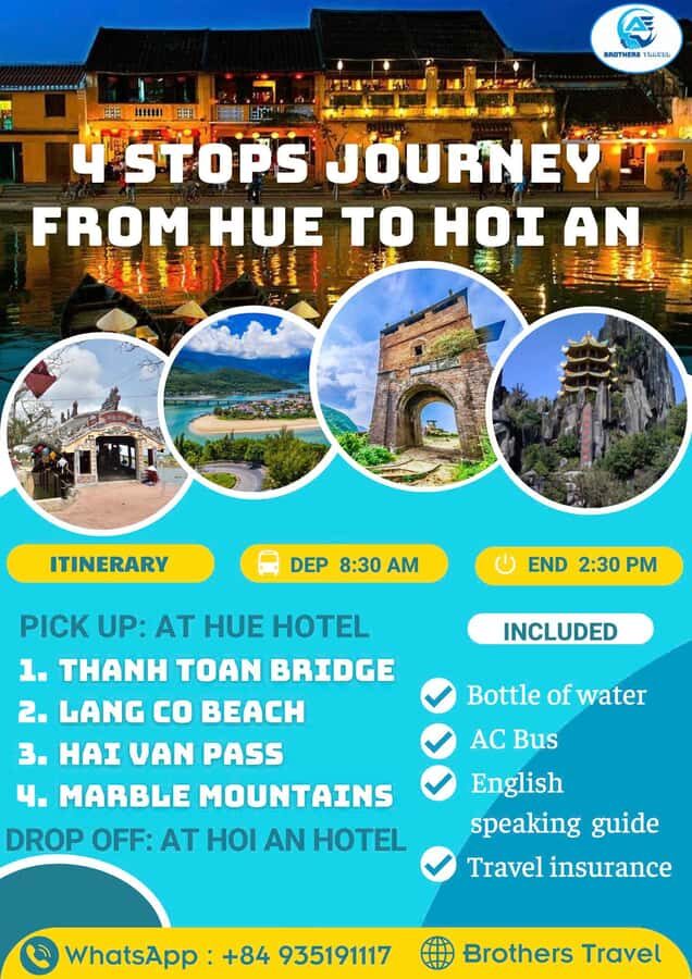 From Hue: Hoi An or Da Nang Day Trip with Stops - The Guide & Transport: Why It Matters