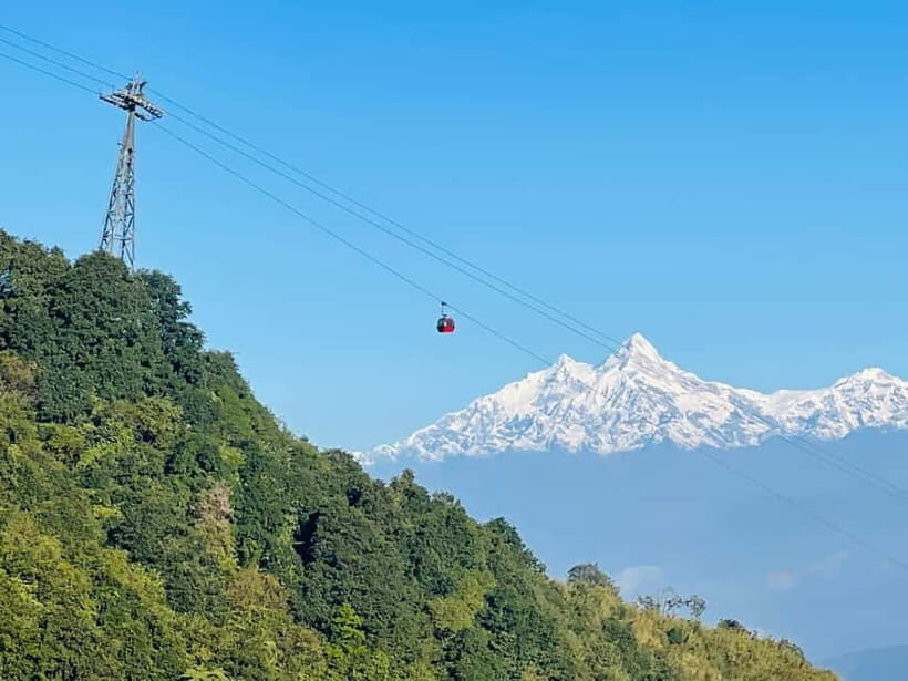 From Kathmandu: Chandragiri Hills and Bhaleshwor Temple Tour - Reaching the Summit: Panoramic Himalayan Views