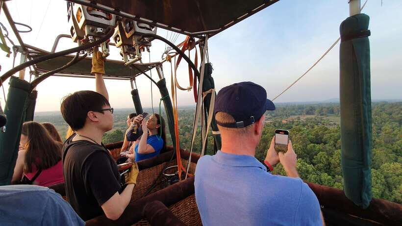 From Krong Siem Reap: Angkor Hot Air Balloon Ride w/ Pickup - The Flight Experience: Sunrise or Sunset