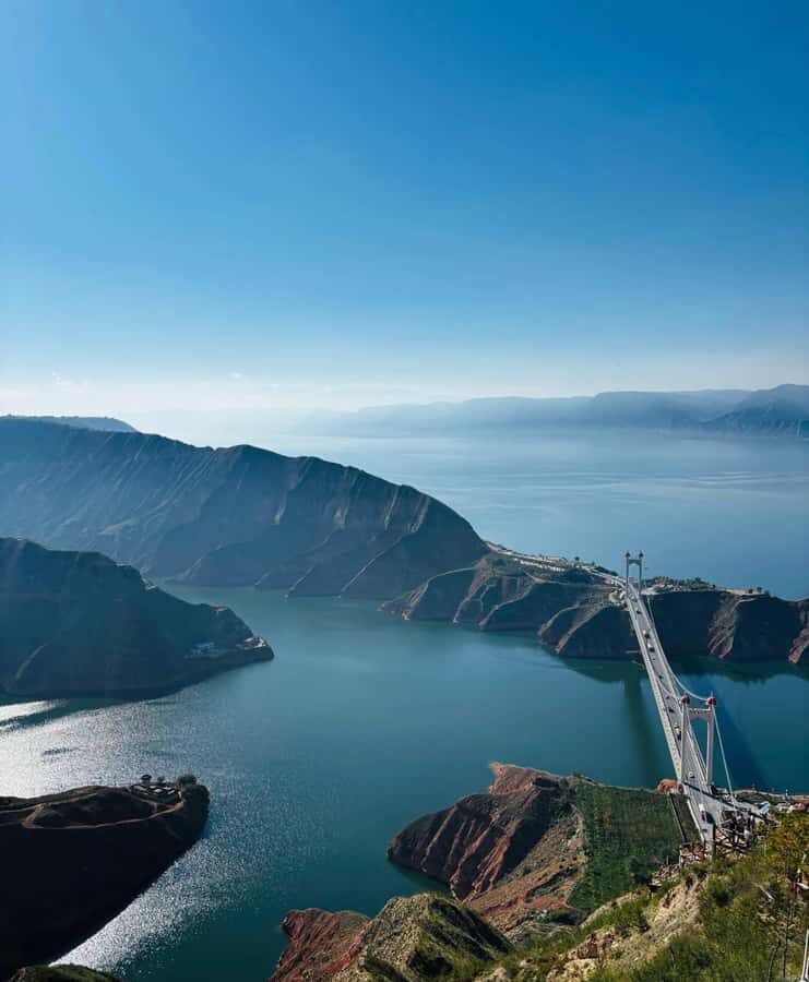 From Lanzhou: Yellow River Confluence & Temple Grottoes - The Confluence of the Huang and Tao Rivers