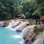 From Ocho Rios: Blue Hole Secret Waterfall & Highlight Tour - Transportation, Duration, and Group Size