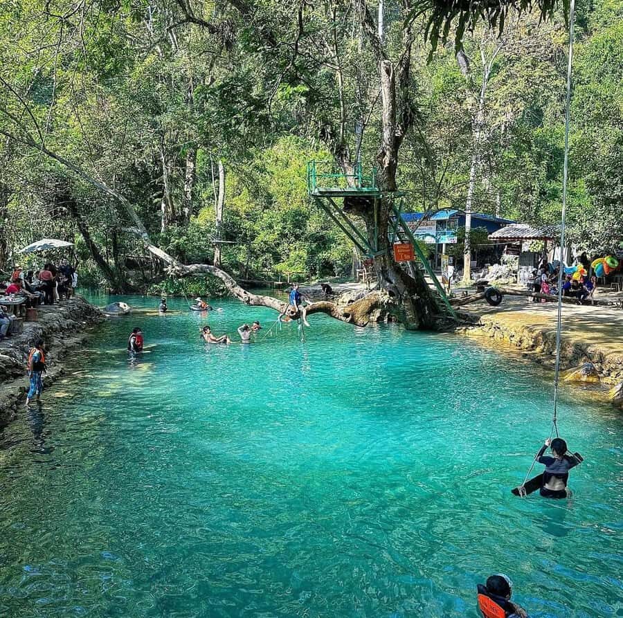 From Vang Vieng: Cave Kayak & Zipline - What You Can Expect from the Experience