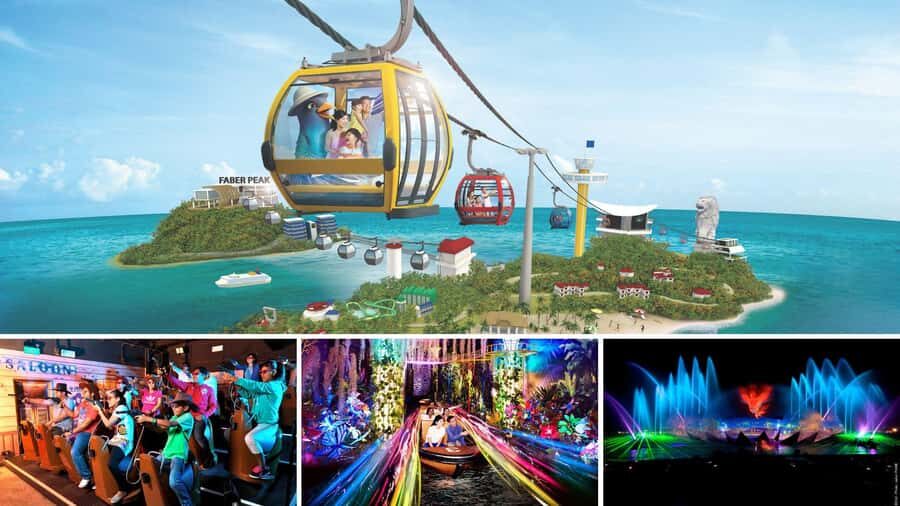 Guided Sentosa Island Tour with CableCar & Wing Of Time Show - What to Expect on the Day
