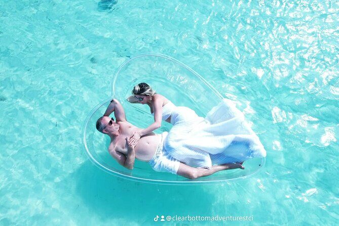 Heart shape Clear Kayak Drone shoots - The Photography Setup and Experience