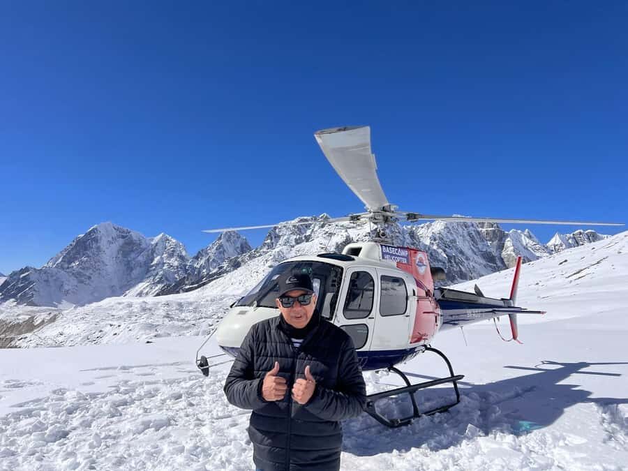 Helicopter Landing at Everest Base Camp, Kalapather - The Itinerary in Detail