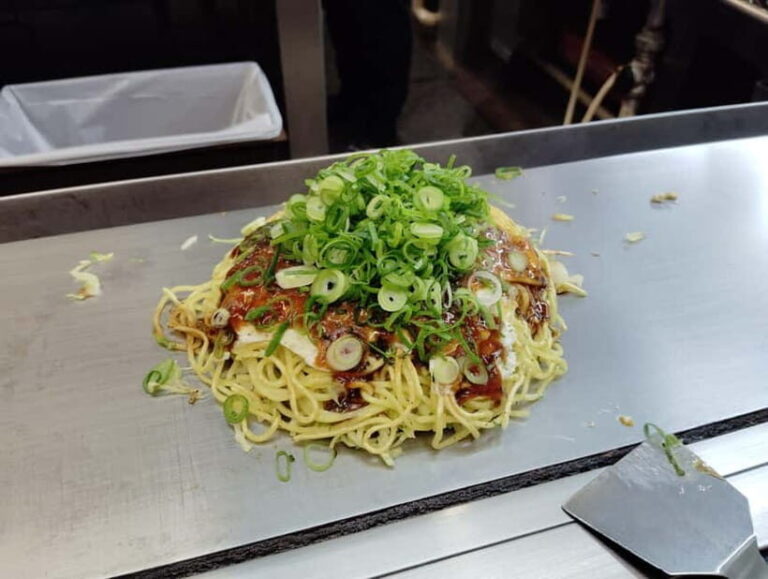 Hiroshima: Ekimae - Hiroba Food Walking Tour w/ Okonomiyaki - The Sum Up