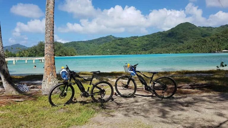 Huahine - VAE / E-BIKE Guided Tour - An In-depth Look at the Huahine E-Bike Tour