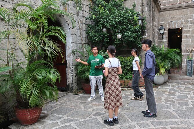 Intramuros Walking Tour Old Manila Heritage - Reflective Pause at Plaza de Santa Isabel