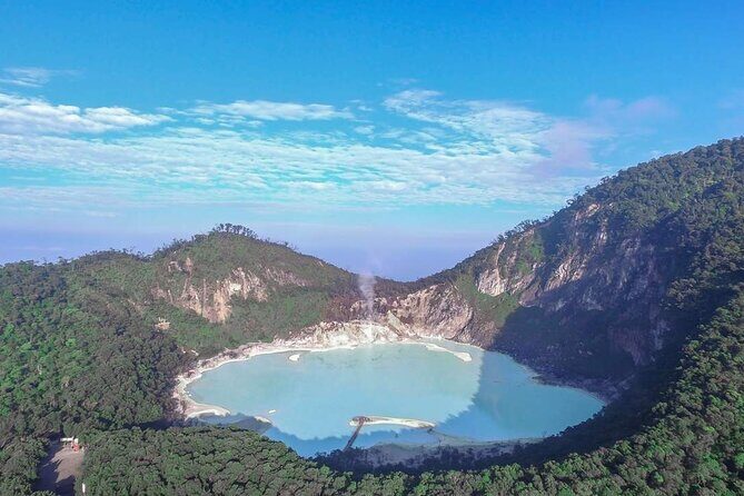 Jakarta Volcano White Crater and Natural Hot Spring in West Java - First Stop: White Crater (Kawah Putih)