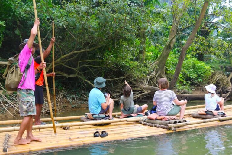 Khao Lak: Khao Sok Bamboo Rafting and Elephant Bathing Trip - The Experience’s Balancing Act: What Works Well