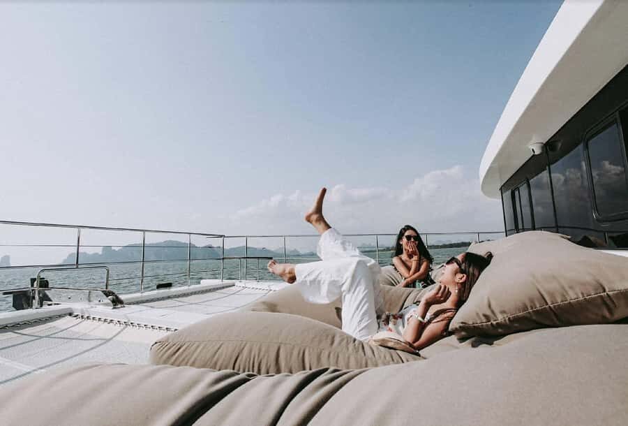 Krabi: Luxury Sunset Cruise to 4 Islands by Power Catamaran - Detailed Breakdown of the Itinerary