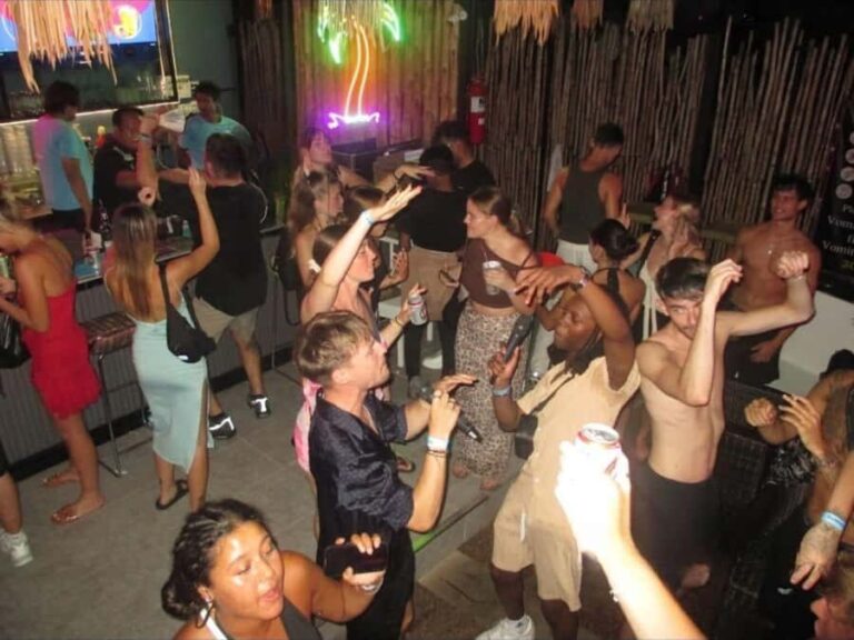 Krabi: Summer Club Pub Crawl with Fire Show - Detailed Breakdown of the Itinerary