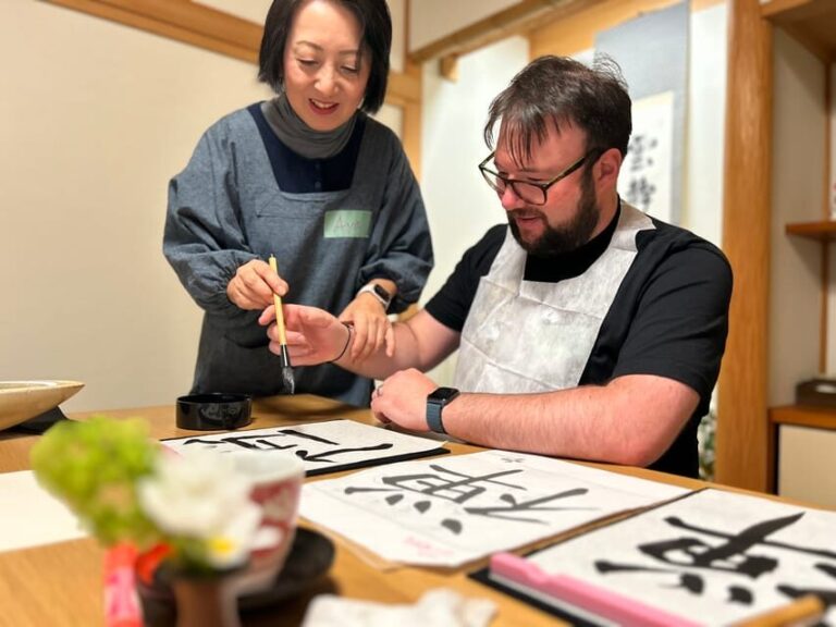 Kyoto: Local Home Visit and Japanese Calligraphy Class - What to Expect from the Calligraphy Class