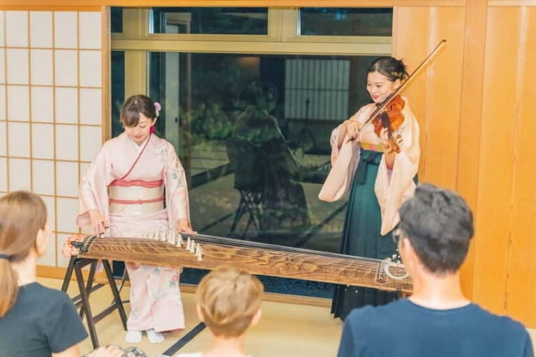 Kyoto:60-Minute Matcha with Traditional Japanese music show - What to Expect During the Tour