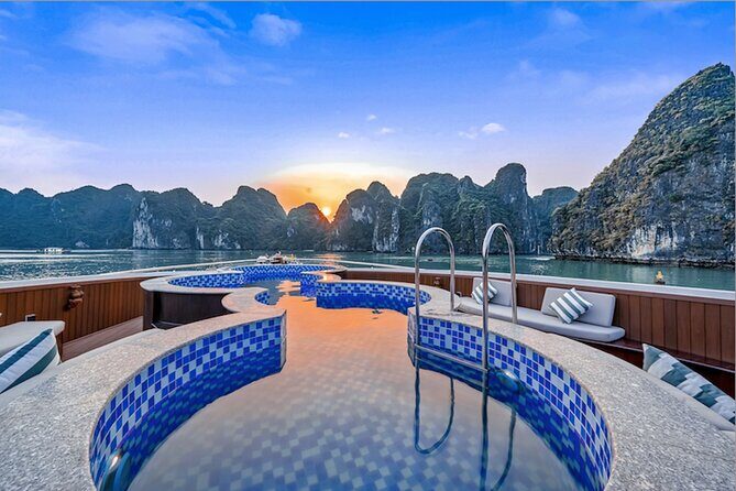 Luxury Day Cruise in Ha Long Bay with Lunch &Jacuzzi pool - The Sum Up