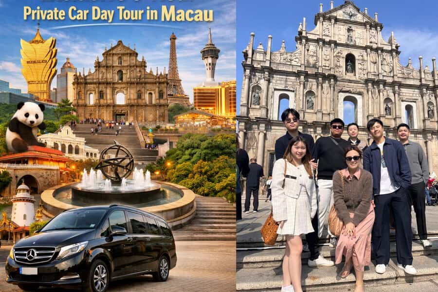 Macau Day Tour: Explore Three Major Islands by Car and Walk - Detailed Breakdown of the Itinerary