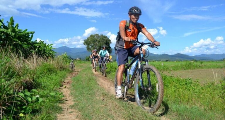 Mae Taeng Valley and Sticky Waterfalls Cycling Tour - What’s Included and What to Bring