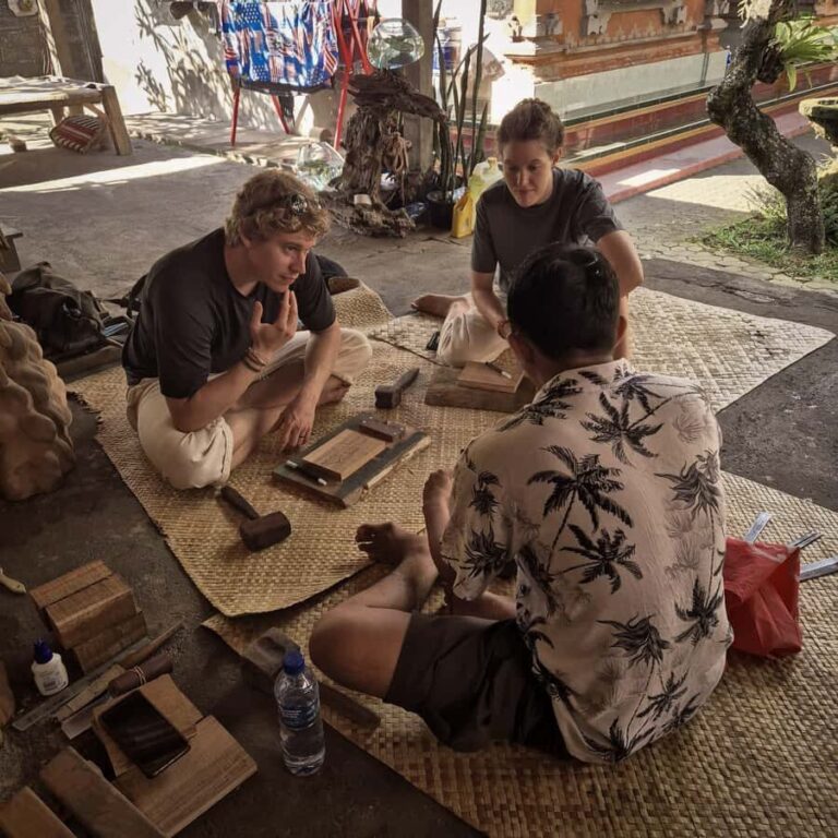 Mas Village Wood Carvings class with Local artist - The Details That Matter