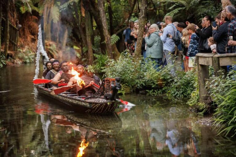 MITAI MAORI VILLAGE Night XP & Polynesian Spa from Auckland - Relaxation at Polynesian Spa: A True Wellness Treat