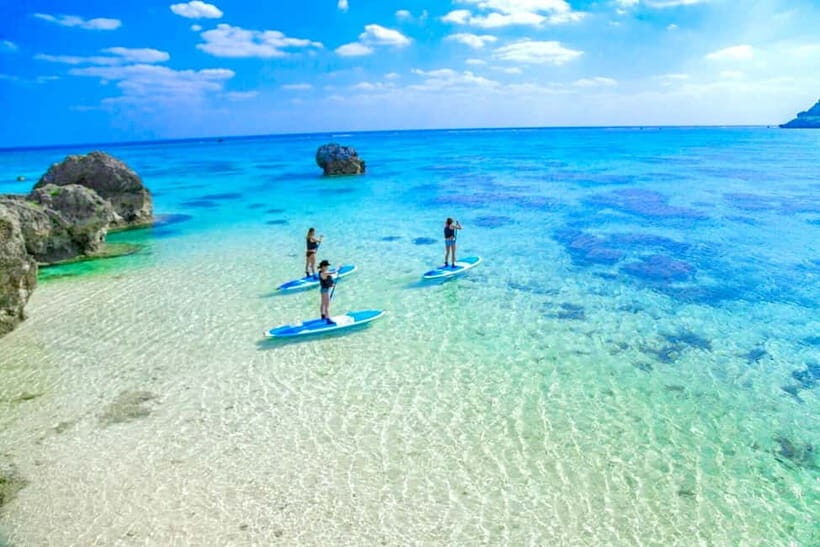 Miyako island: SUP or Canoe at Stunning Blue Beach - The Scenic Beauty and Unique Features