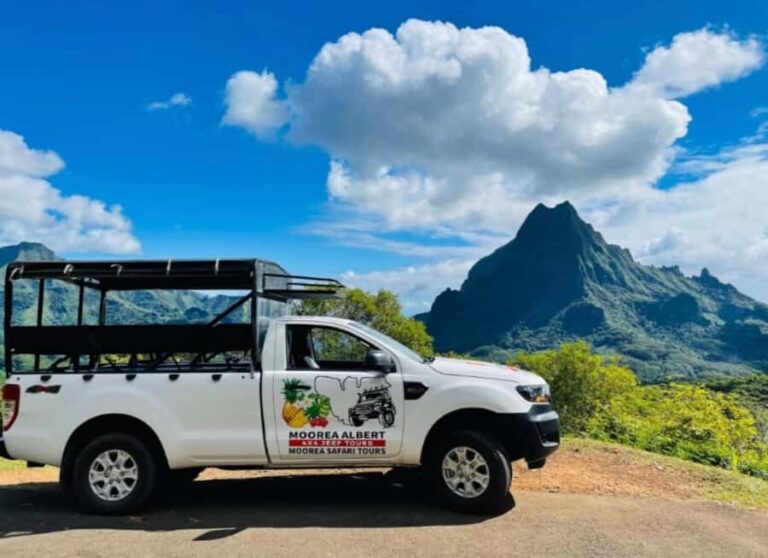 Moorea: Half-Day Open-Air 4WD Safari with Hotel Transfers - An In-Depth Look at the Moorea Safari Experience