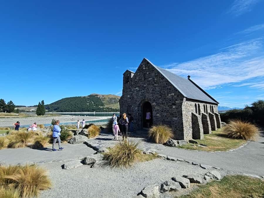 (MT) Mount Cook & Lake Tekapo Day Tour from Christchurch - Lake Tekapo: The Church in a Picture-Perfect Setting