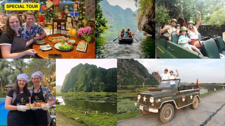 Ninh Binh: 2-hour Cooking Class & 4-hour Jeep Adventure - What You Can Expect from the Tour