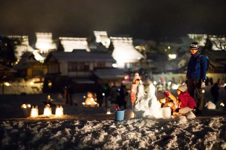 North Kyoto: Miyama Winter Lanterns Festival & Ine Day Tour - Transportation & Group Dynamics