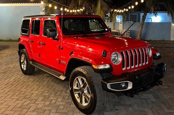 Off Road Trail Ride Curaçao Comfort VIP Jeep Wrangler Tour - Transportation & Group Size