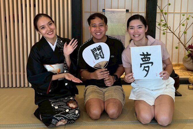 OKADAKyoto Japanese calligraphy experience (shodo) - Meeting Point and Duration