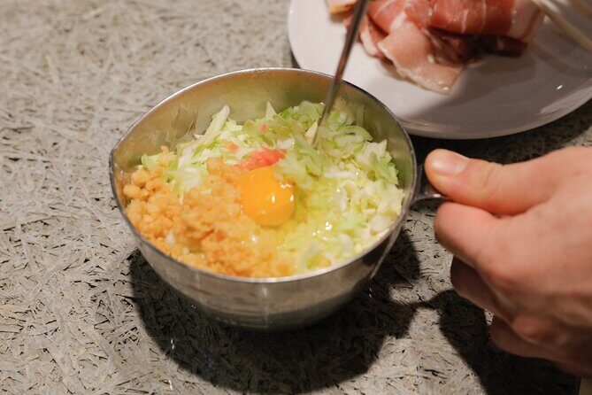 Okonomiyaki making experience~Japanese popular food - A Closer Look: The Itinerary and Highlights