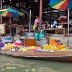 One Day SUVTour Bangkok landmark until Railway & Floating market. - Floating Market: A Lively, Colorful Scene