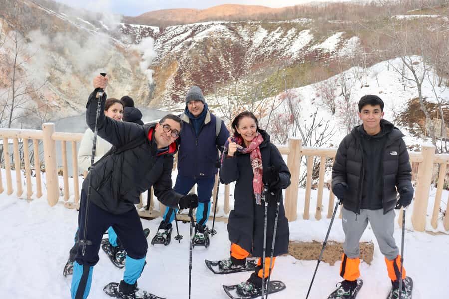 Oyunuma Hot Spring Pond Winter Panorama Tour - The Scenic Snowshoe Trek