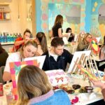 Paint and Sip in Torquay VIC - BYO food and drinks - The Social Aspect: Drinks, Music, and Conversation