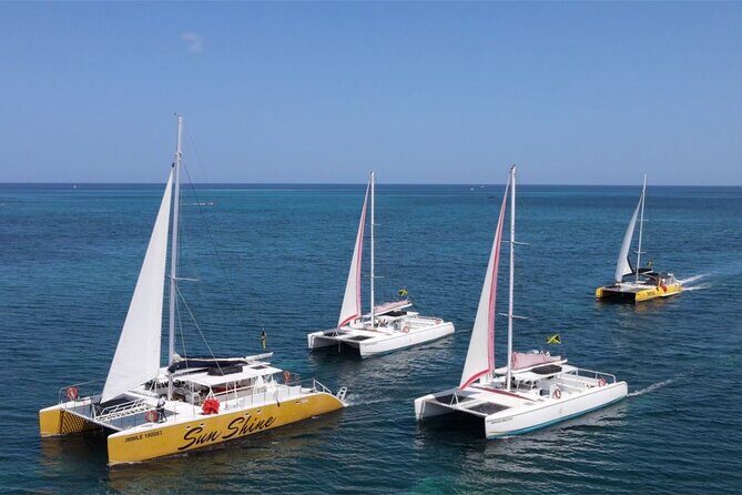 PARTY Catamaran Cruise with Snorkeling Rick's Cafe ADULTS ONLY - Onboard Experience and Amenities