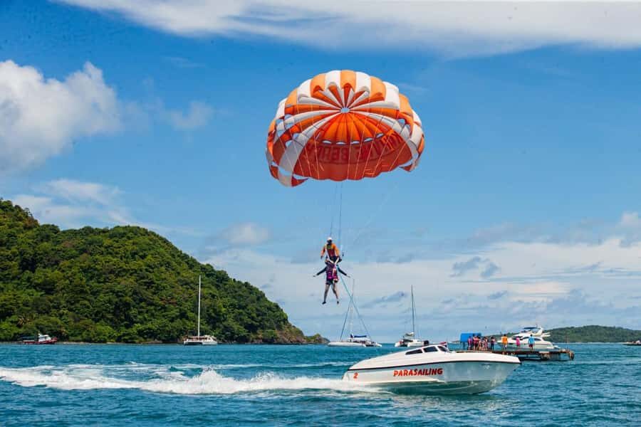 Phuket: Coral Island "Lazy Day" Speedboat Tour - Reaching Kahung Beach: An Oasis of Calm and Beauty