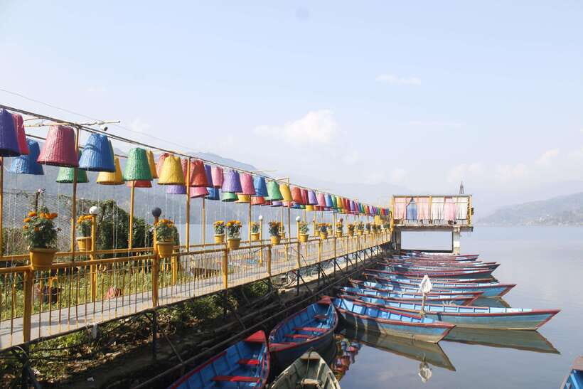 Pokhara: Sarangkot Sunrise, boating and Peace Pagoda Hike - The Forest Hike and Peace Pagoda